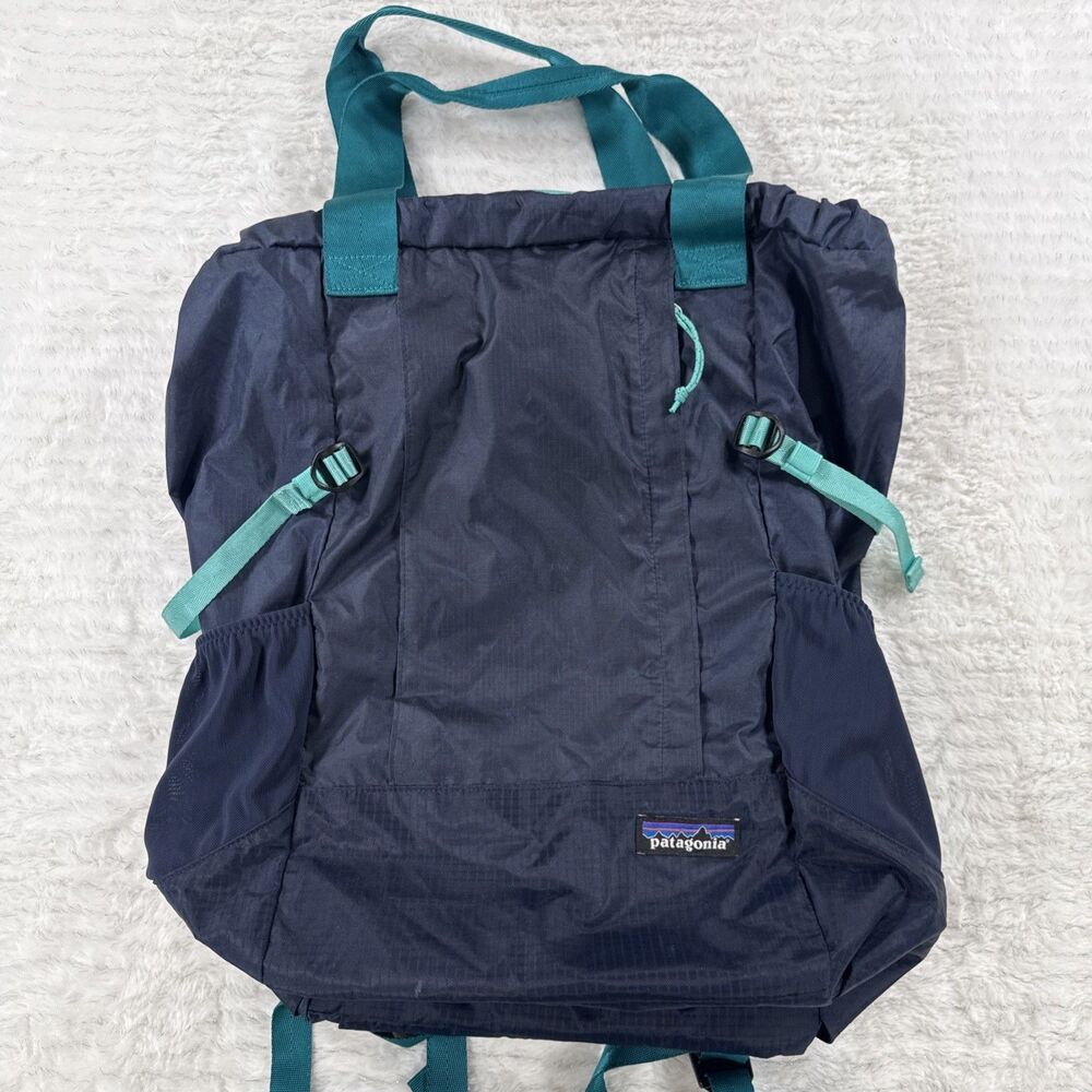PATAGONIA Lightweight Travel Tote Pack - Convertible tote bag Navy Turquoise